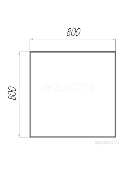 Купить Зеркало AQUATON Брук 80 1A200202BC010 (1a200202bc010) по цене 8384.2 руб., в Санкт-Петебруге в интернет магазине 100-Систем, а также дургие товары AQUATON из раздела Зеркала и Мебель для ванной комнаты