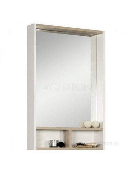 Купить Зеркало AQUATON Йорк 55 белый, ясень фабрик 1A173202YOAV0 (1a173202yoav0) по цене 5397.2 руб., в Санкт-Петебруге в интернет магазине 100-Систем, а также дургие товары AQUATON из раздела Зеркала и Мебель для ванной комнаты