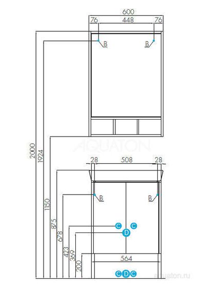 Купить Зеркало AQUATON Йорк 60 белый, выбеленное дерево 1A170102YOAY0 (1a170102yoay0) по цене 5798.9 руб., в Санкт-Петебруге в интернет магазине 100-Систем, а также дургие товары AQUATON из раздела Зеркала и Мебель для ванной комнаты