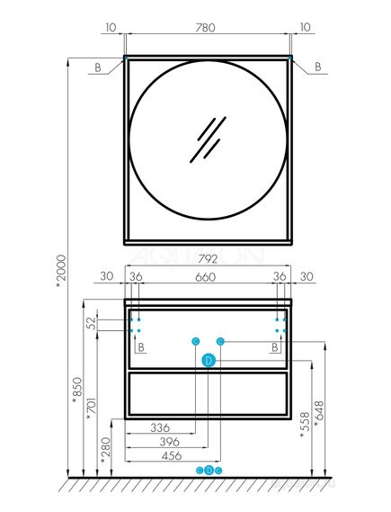 Купить Зеркало AQUATON Лофт Фабрик 80 дуб эндгрейн (1a242602ltdu0) по цене 12656.5 руб., в Санкт-Петебруге в интернет магазине 100-Систем, а также дургие товары AQUATON из раздела Зеркала и Мебель для ванной комнаты