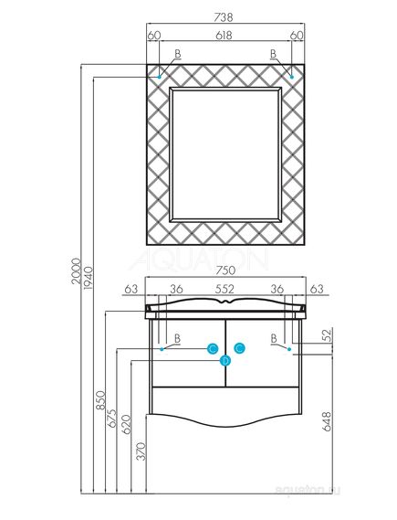 Купить Зеркало AQUATON Венеция 75 белое 1A151102VNL10 (1a151102vnl10) по цене 4109.7 руб., в Санкт-Петебруге в интернет магазине 100-Систем, а также дургие товары AQUATON из раздела Зеркала и Мебель для ванной комнаты