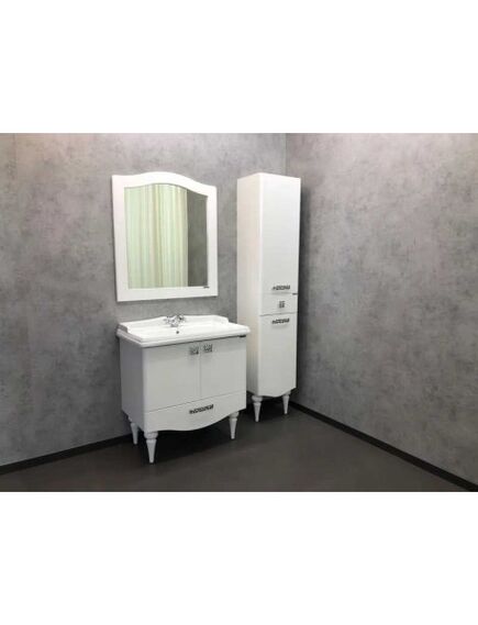 Купить Comforty. Зеркало "Монако-80" белый глянец (00003129893cf) по цене 11440 руб., в Санкт-Петебруге в интернет магазине 100-Систем, а также дургие товары COMFORTY из раздела Зеркала и Мебель для ванной комнаты