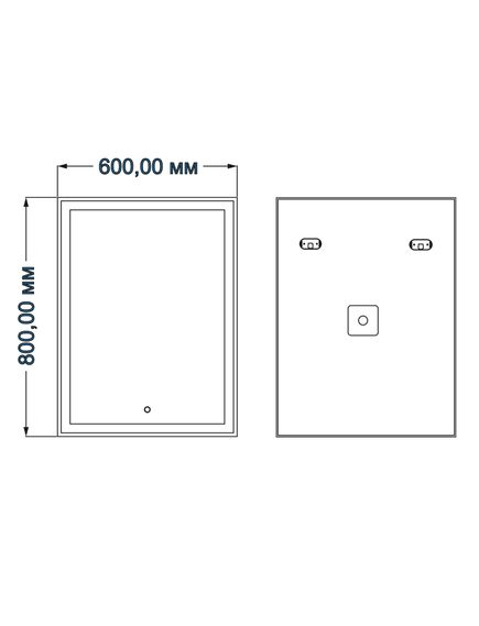 Купить Зеркало для ванной Azario Minio 60 CS00066631 (cs00066631) по цене 10038 руб., в Санкт-Петебруге в интернет магазине 100-Систем, а также дургие товары Azario из раздела Зеркала и Мебель для ванной комнаты