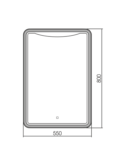 Купить Зеркало для ванной Azario Мали 55 LED00002534 (led-00002534) по цене 10131 руб., в Санкт-Петебруге в интернет магазине 100-Систем, а также дургие товары Azario из раздела Зеркала и Мебель для ванной комнаты
