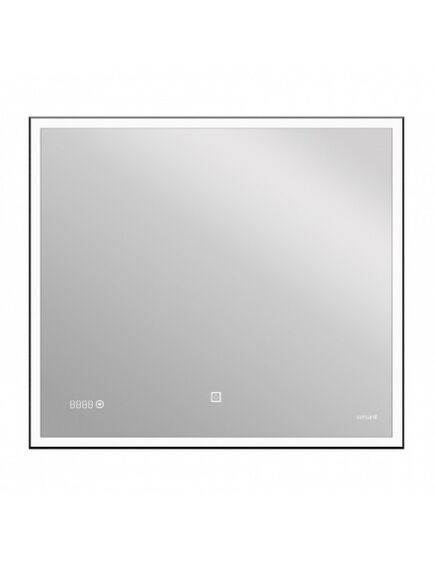 Купить Зеркало LED 011 design 80x70 с подсветкой часы металл. рамка прямоугольное (kn-lu-led011*80-d-os) по цене 14990 руб., в Санкт-Петебруге в интернет магазине 100-Систем, а также дургие товары CERSANIT из раздела Зеркала и Мебель для ванной комнаты