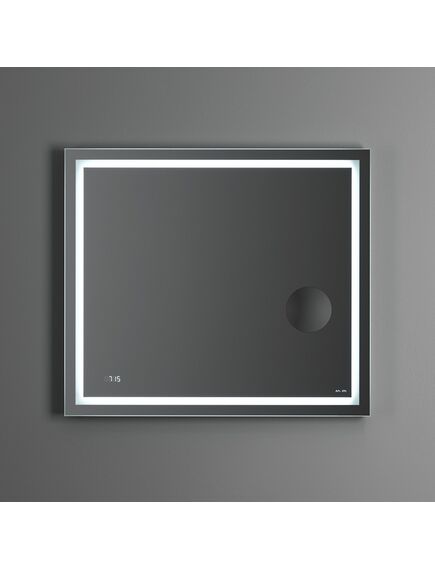 Купить M91AMOX0803WG Универсальное зеркало с контурной Led-подсветкой, часами и косметическим зеркалом, 80  (m91amox0803wg) по цене 13690 руб., в Санкт-Петебруге в интернет магазине 100-Систем, а также дургие товары AM.PM из раздела Зеркала и Мебель для ванной комнаты