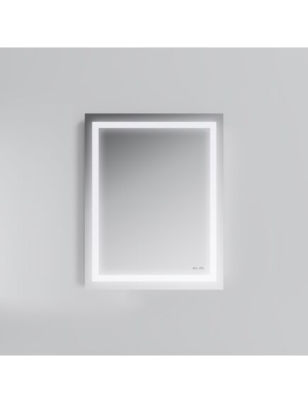 Купить M91AMOX0551WG Универсальное зеркало настенное с контурной LED-подсветкой, 55 см (m91amox0551wg) по цене 8390 руб., в Санкт-Петебруге в интернет магазине 100-Систем, а также дургие товары AM.PM из раздела Зеркала и Мебель для ванной комнаты
