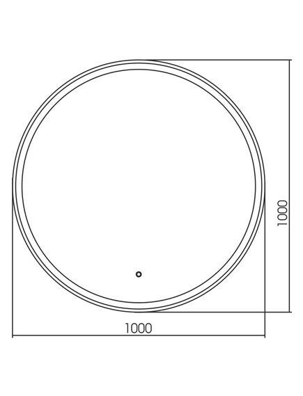 Купить Зеркало для ванной Azario Перла D1000 LED-00002464 (led-00002464) по цене 16967 руб., в Санкт-Петебруге в интернет магазине 100-Систем, а также дургие товары Azario из раздела Зеркала и Мебель для ванной комнаты