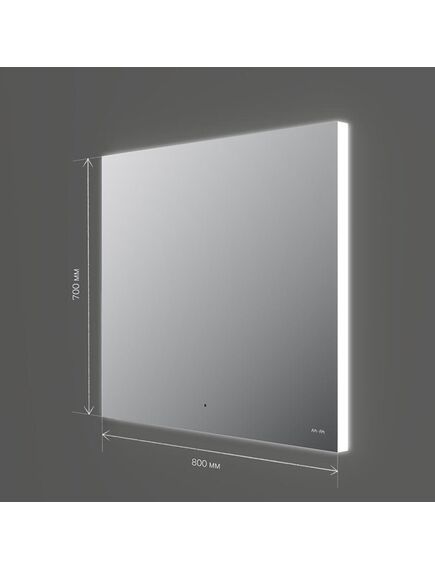 Купить M85MOX10801S X-Joy Зеркало с интерьерной Led подсветкой, ИК-сенсорром, 80 см (m85mox10801s) по цене 8690 руб., в Санкт-Петебруге в интернет магазине 100-Систем, а также дургие товары AM.PM из раздела Зеркала и Мебель для ванной комнаты