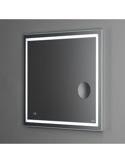 Купить M91AMOX0803WG Универсальное зеркало с контурной Led-подсветкой, часами и косметическим зеркалом, 80  (m91amox0803wg) по цене 13690 руб., в Санкт-Петебруге в интернет магазине 100-Систем, а также дургие товары AM.PM из раздела Зеркала и Мебель для ванной комнаты