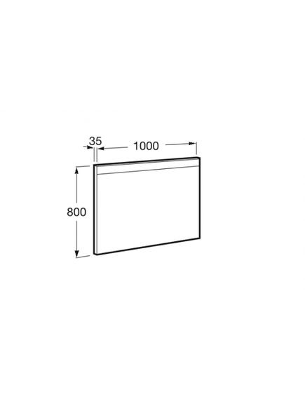 Купить Зеркало Roca Prisma LED 1000x35x800 812260000 (812260000) по цене 35064.77 руб., в Санкт-Петебруге в интернет магазине 100-Систем, а также дургие товары ROCA из раздела Зеркала и Мебель для ванной комнаты