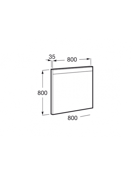 Купить Зеркало Roca Prisma LED 800x35x800 812264000 (812264000) по цене 52601.77 руб., в Санкт-Петебруге в интернет магазине 100-Систем, а также дургие товары ROCA из раздела Зеркала и Мебель для ванной комнаты
