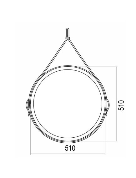Купить Зеркало для ванной Azario Капитан D510 LED-00002331 коричн кожа (led-00002331) по цене 15909 руб., в Санкт-Петебруге в интернет магазине 100-Систем, а также дургие товары Azario из раздела Зеркала и Мебель для ванной комнаты