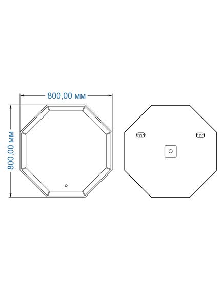 Купить Зеркало для ванной Azario Renato 80 CS00063643 (cs00063643) по цене 11456 руб., в Санкт-Петебруге в интернет магазине 100-Систем, а также дургие товары Azario из раздела Зеркала и Мебель для ванной комнаты