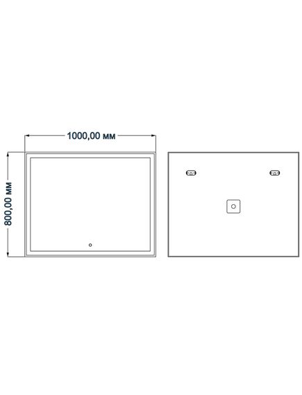 Купить Зеркало для ванной Azario Minio 100 CS00071910 (cs00071910) по цене 13110 руб., в Санкт-Петебруге в интернет магазине 100-Систем, а также дургие товары Azario из раздела Зеркала и Мебель для ванной комнаты