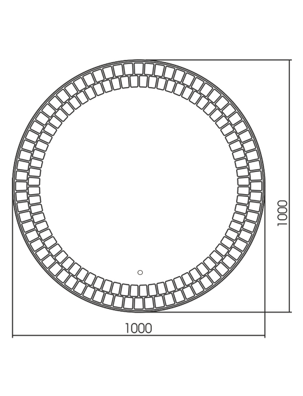 Купить Зеркало для ванной Azario Армада D1000 LED-00002512 (led-00002512) по цене 11970 руб., в Санкт-Петебруге в интернет магазине 100-Систем, а также дургие товары Azario из раздела Зеркала и Мебель для ванной комнаты