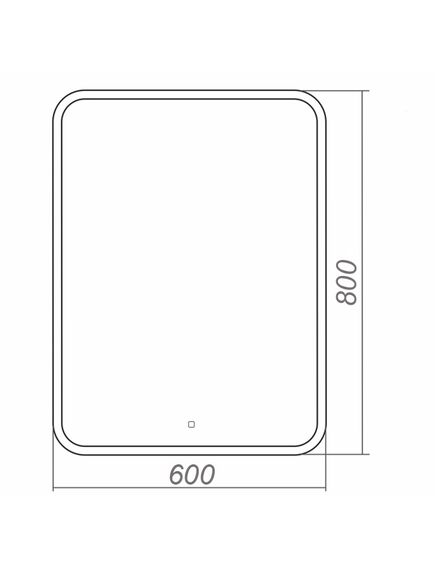 Купить Зеркало для ванной Azario Esterna Raggio 60 CS00079361 (cs00079361) по цене 7676 руб., в Санкт-Петебруге в интернет магазине 100-Систем, а также дургие товары Azario из раздела Зеркала и Мебель для ванной комнаты