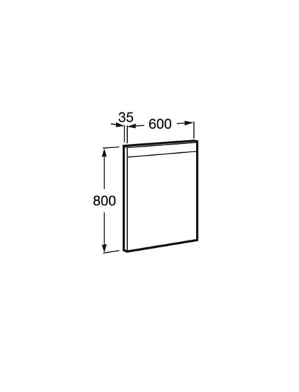 Купить Зеркало Roca Prisma LED 600x35x800 812263000 (812263000) по цене 48909.77 руб., в Санкт-Петебруге в интернет магазине 100-Систем, а также дургие товары ROCA из раздела Зеркала и Мебель для ванной комнаты