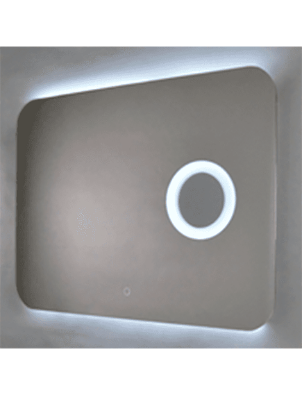 Купить Зеркало Aquanika Cosmo AQC80100RU29 1000х800 мм LED подсветка, сенсорный выключатель, увеличительное зеркало (aqc80100ru29) по цене 9500.19 руб., в Санкт-Петебруге в интернет магазине 100-Систем, а также дургие товары  из раздела Зеркала и Мебель для ванной комнаты