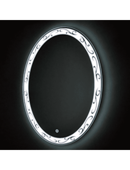 Купить Зеркало Aquanika Round AQR5777RU35 с подсветкой и сенсорным выключателем 57x77 см. (aqr5777ru35) по цене 8756.97 руб., в Санкт-Петебруге в интернет магазине 100-Систем, а также дургие товары  из раздела Зеркала и Мебель для ванной комнаты