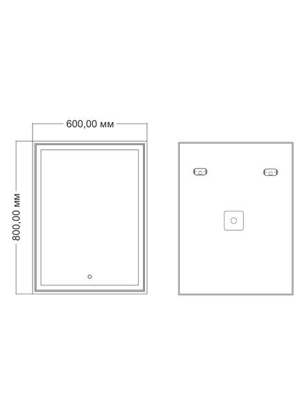 Купить Зеркало для ванной Azario Melis 60 CS00066634 (cs00066634) по цене 9560 руб., в Санкт-Петебруге в интернет магазине 100-Систем, а также дургие товары Azario из раздела Зеркала и Мебель для ванной комнаты