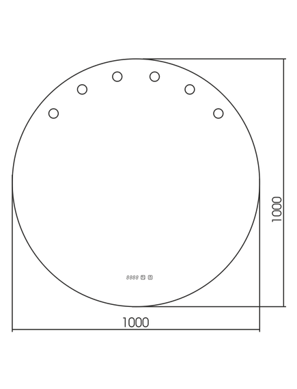 Купить Зеркало для ванной Azario Nicole D1000 LED-00002514 (led-00002514) по цене 12950 руб., в Санкт-Петебруге в интернет магазине 100-Систем, а также дургие товары Azario из раздела Зеркала и Мебель для ванной комнаты