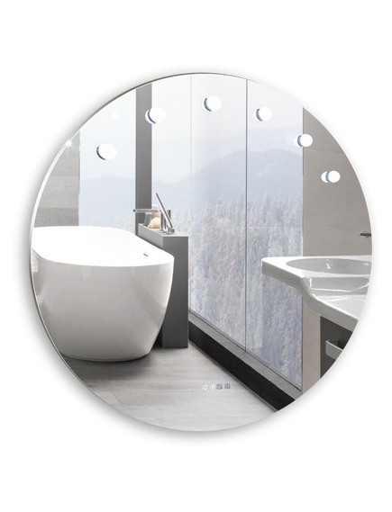 Купить Зеркало для ванной Azario Nicole D1000 LED-00002514 (led-00002514) по цене 12950 руб., в Санкт-Петебруге в интернет магазине 100-Систем, а также дургие товары Azario из раздела Зеркала и Мебель для ванной комнаты