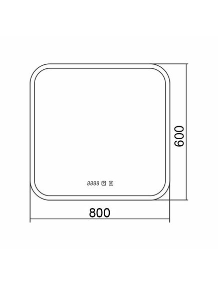 Купить Зеркало для ванной Azario Стив New 80 LED-00002377 (led-00002377) по цене 21644 руб., в Санкт-Петебруге в интернет магазине 100-Систем, а также дургие товары Azario из раздела Зеркала и Мебель для ванной комнаты