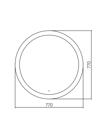 Купить Зеркало ABBER Mond AG6202SL-0.77 с подсветкой, сенсорный выключатель, диммер (ag6202sl-0.77) по цене 11000 руб., в Санкт-Петебруге в интернет магазине 100-Систем, а также дургие товары ABBER из раздела Зеркала и Мебель для ванной комнаты