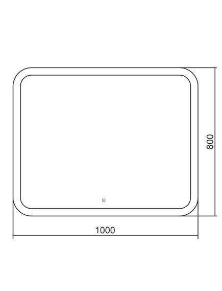 Купить Зеркало ABBER See AG6109SL-1.0 с подсветкой, сенсорный выключатель, диммер (ag6109sl-1.0) по цене 14900 руб., в Санкт-Петебруге в интернет магазине 100-Систем, а также дургие товары ABBER из раздела Зеркала и Мебель для ванной комнаты