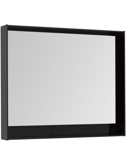 Купить Зеркало Милан 100 LED Черный глянец (306375) (306375) по цене 16450 руб., в Санкт-Петебруге в интернет магазине 100-Систем, а также дургие товары AQUANET из раздела Зеркала и Мебель для ванной комнаты
