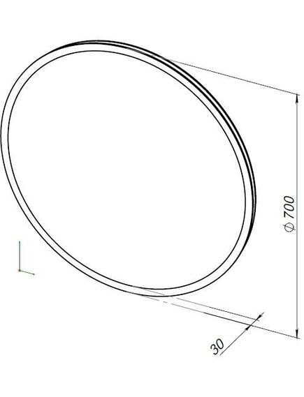 Купить Зеркало Оптима (Optima) D 700 LED (304175) (304175) по цене 11927 руб., в Санкт-Петебруге в интернет магазине 100-Систем, а также дургие товары AQUANET из раздела Зеркала и Мебель для ванной комнаты