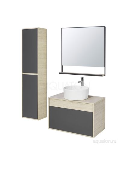 Купить Зеркало AQUATON Лофт Урбан 80 дуб орегон 1A247902LQX50 (1a247902lqx50) по цене 9511.5 руб., в Санкт-Петебруге в интернет магазине 100-Систем, а также дургие товары AQUATON из раздела Зеркала и Мебель для ванной комнаты
