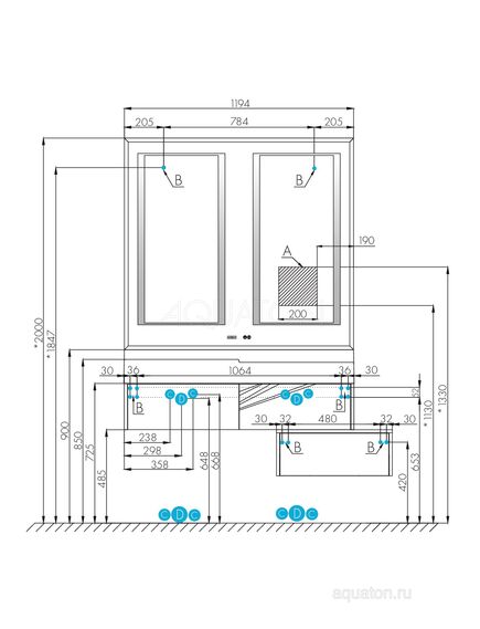 Купить Зеркало AQUATON Сакура 120 1A249702SKW80 (1a249702skw80) по цене 29344.7 руб., в Санкт-Петебруге в интернет магазине 100-Систем, а также дургие товары AQUATON из раздела Зеркала и Мебель для ванной комнаты