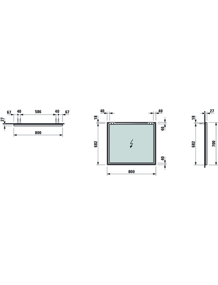 Купить Зеркало Laufen Frame 25 800х700 без подсветки 4.4740.4.900.144.1 (4.4740.4.900.144.1) по цене 29988.27 руб., в Санкт-Петебруге в интернет магазине 100-Систем, а также дургие товары LAUFEN из раздела Зеркала и Мебель для ванной комнаты