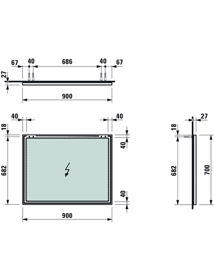 Купить Зеркало Laufen Frame 25 900х700 без подсветки 4.4740.5.900.144.1 (4.4740.5.900.144.1) по цене 31834.27 руб., в Санкт-Петебруге в интернет магазине 100-Систем, а также дургие товары LAUFEN из раздела Зеркала и Мебель для ванной комнаты
