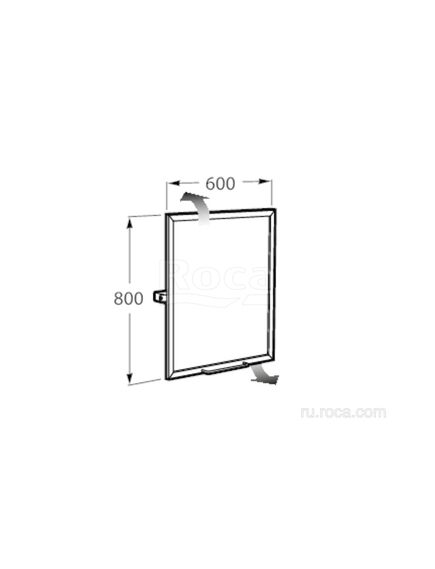 Купить Зеркало Roca Access Comfort 812288000 (812288000) по цене 37833.77 руб., в Санкт-Петебруге в интернет магазине 100-Систем, а также дургие товары ROCA из раздела Зеркала и Мебель для ванной комнаты