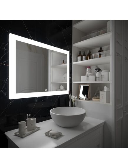 Купить Зеркало Континент Relax LED 900х700 (злп561) по цене 10610 руб., в Санкт-Петебруге в интернет магазине 100-Систем, а также дургие товары Континент из раздела Зеркала и Мебель для ванной комнаты