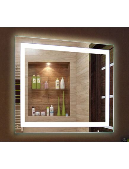 Купить Зеркало Континент Rimini LED 700х500 (злп680) по цене 8840 руб., в Санкт-Петебруге в интернет магазине 100-Систем, а также дургие товары Континент из раздела Зеркала и Мебель для ванной комнаты