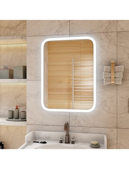 Купить Зеркало Континент Glamour LED 700х900 (злп536) по цене 12560 руб., в Санкт-Петебруге в интернет магазине 100-Систем, а также дургие товары Континент из раздела Зеркала и Мебель для ванной комнаты