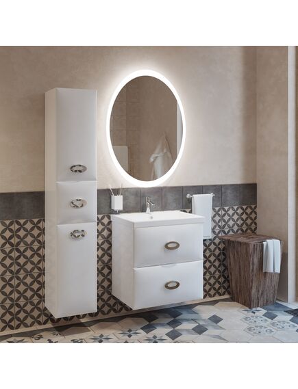 Купить 1MARKA Зеркало Art 65 Light (у26290) по цене 12720 руб., в Санкт-Петебруге в интернет магазине 100-Систем, а также дургие товары 1MARKA из раздела Зеркала и Мебель для ванной комнаты