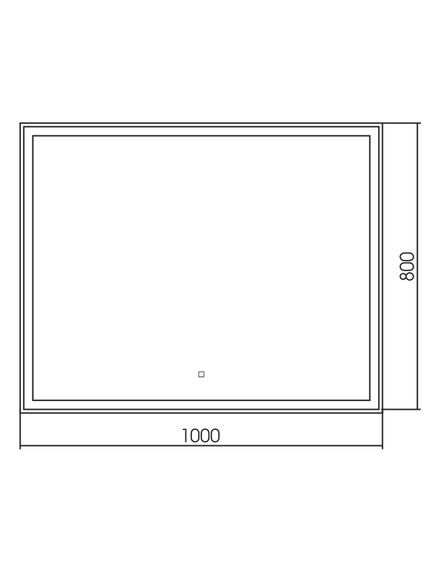 Купить Зеркало для ванной Azario Ливия 100 ФР-00001225 (фр-00001225) по цене 12449 руб., в Санкт-Петебруге в интернет магазине 100-Систем, а также дургие товары Azario из раздела Зеркала и Мебель для ванной комнаты