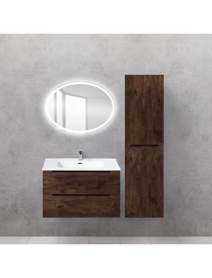 Купить Зеркало BelBagno SPC-VST 60 с кнопочным выключателем с подсветкой (spc-vst-600-800-led-btn) по цене 9900 руб., в Санкт-Петебруге в интернет магазине 100-Систем, а также дургие товары BelBagno из раздела Зеркала и Мебель для ванной комнаты