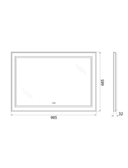 Купить Зеркало BelBagno SPC-KRAFT-985-685-TCH-WARM-NERO (spc-kraft-985-685-tch-warm-nero) по цене 18230 руб., в Санкт-Петебруге в интернет магазине 100-Систем, а также дургие товары BelBagno из раздела Зеркала и Мебель для ванной комнаты