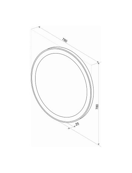 Купить Зеркало Континент Aroma LED D 780 (злп436) по цене 12630 руб., в Санкт-Петебруге в интернет магазине 100-Систем, а также дургие товары Континент из раздела Зеркала и Мебель для ванной комнаты
