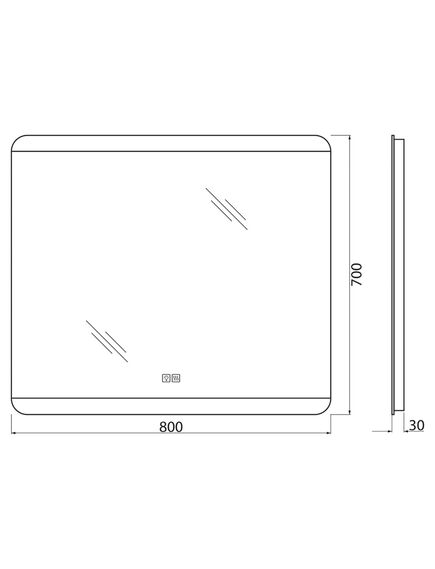 Купить Зеркало BelBagno SPC-CEZ-800-700-LED-TCH-WARM (spc-cez-800-700-led-tch-warm) по цене 12900 руб., в Санкт-Петебруге в интернет магазине 100-Систем, а также дургие товары BelBagno из раздела Зеркала и Мебель для ванной комнаты