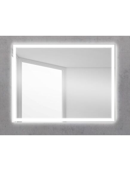Купить Зеркало BelBagno SPC-GRT 100 с кнопочным выключателем с подсветкой (spc-grt-1000-600-led-btn) по цене 11100 руб., в Санкт-Петебруге в интернет магазине 100-Систем, а также дургие товары BelBagno из раздела Зеркала и Мебель для ванной комнаты