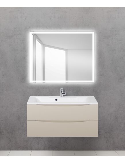Купить Зеркало BelBagno SPC-GRT 100 с кнопочным выключателем с подсветкой (spc-grt-1000-800-led-btn) по цене 12700 руб., в Санкт-Петебруге в интернет магазине 100-Систем, а также дургие товары BelBagno из раздела Зеркала и Мебель для ванной комнаты