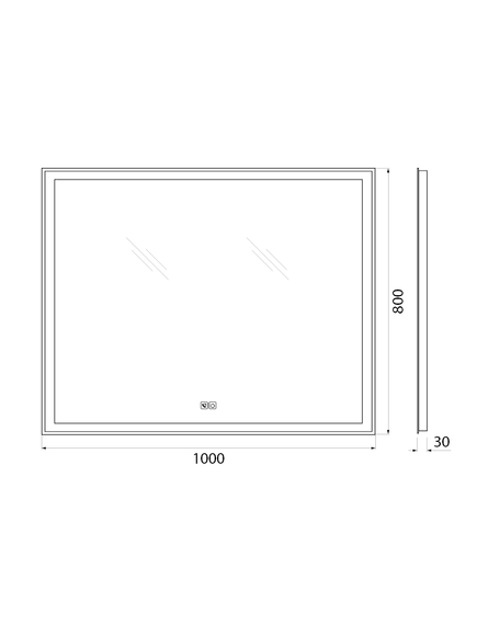 Купить Зеркало BelBagno SPC-GRT-1000-800-LED-TCH-PHONE (spc-grt-1000-800-led-tch-phone) по цене 20900 руб., в Санкт-Петебруге в интернет магазине 100-Систем, а также дургие товары BelBagno из раздела Зеркала и Мебель для ванной комнаты