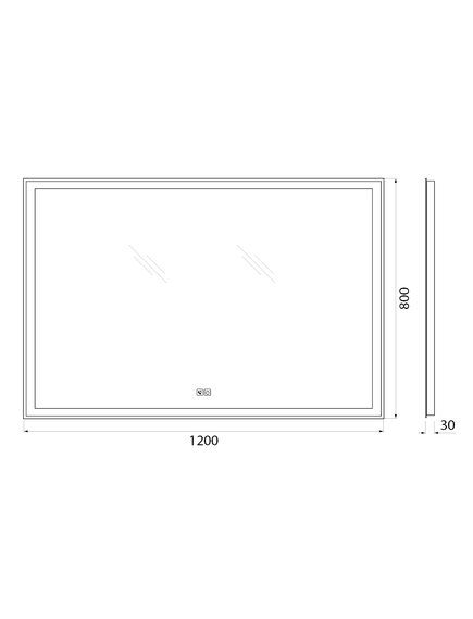 Купить Зеркало BelBagno SPC-GRT-1200-800-LED-TCH-PHONE (spc-grt-1200-800-led-tch-phone) по цене 23200 руб., в Санкт-Петебруге в интернет магазине 100-Систем, а также дургие товары BelBagno из раздела Зеркала и Мебель для ванной комнаты
